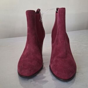 Mikarose Berry Suede Chelsea Ankle Boots